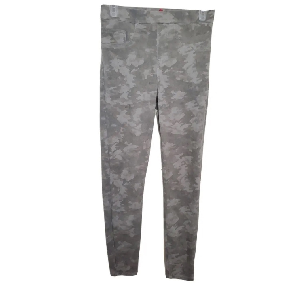 Spanx Jeanish Ankle Leggings Camo Stone Wash Small
